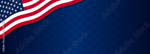 USA patriotic background. Vector EPS10.