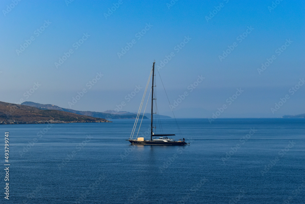 sailboat in the sea