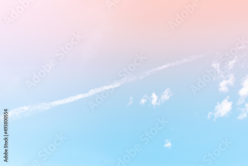 Blue sky and white clouds for background