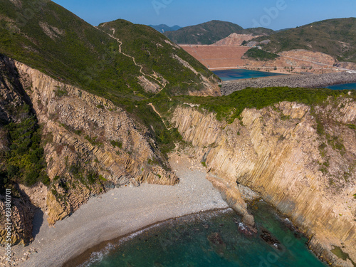 Aerial view of Hong Kong Global Geopark photo