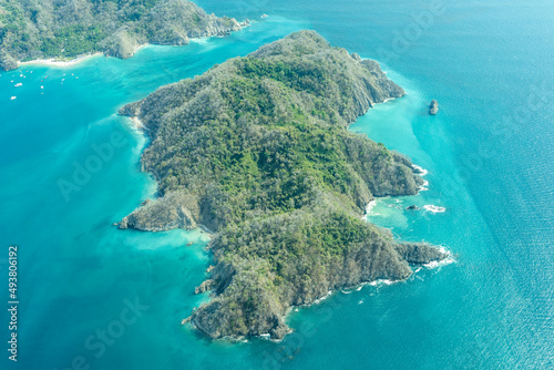 Tortuga Island, Costa Rica, tropical paradise for traveling with turquoise blue water © Joao