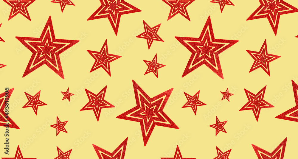 Obraz premium Seamless pattern with stars. Print for textiles.