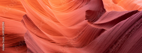 Antelope Canyon abstract background - beauty of nature and sandstone background - Arizona near page  USA.