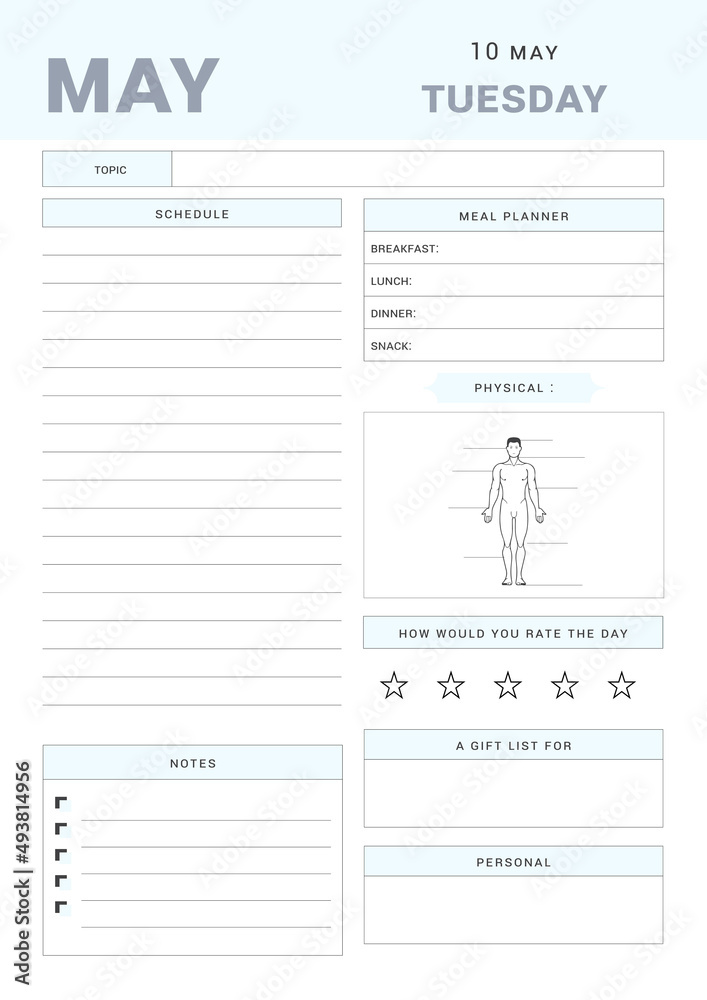 10 may daily planner. 10 may daily planner.