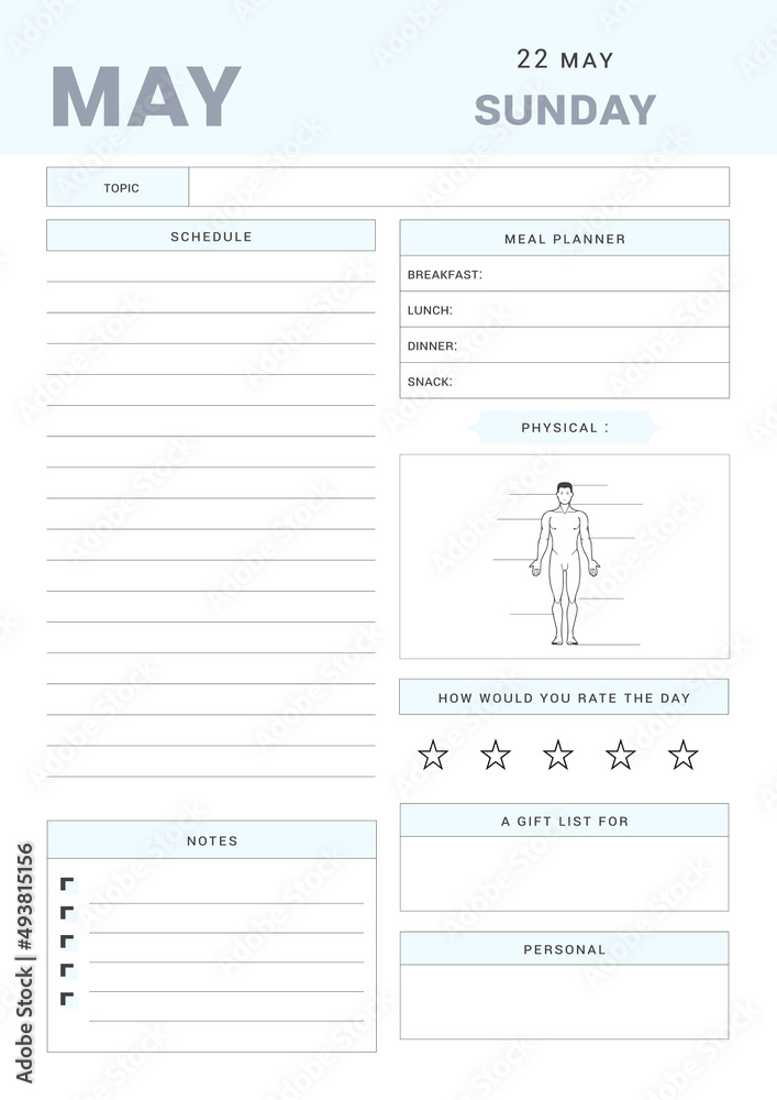 22 may daily planner. 22 may daily planner.