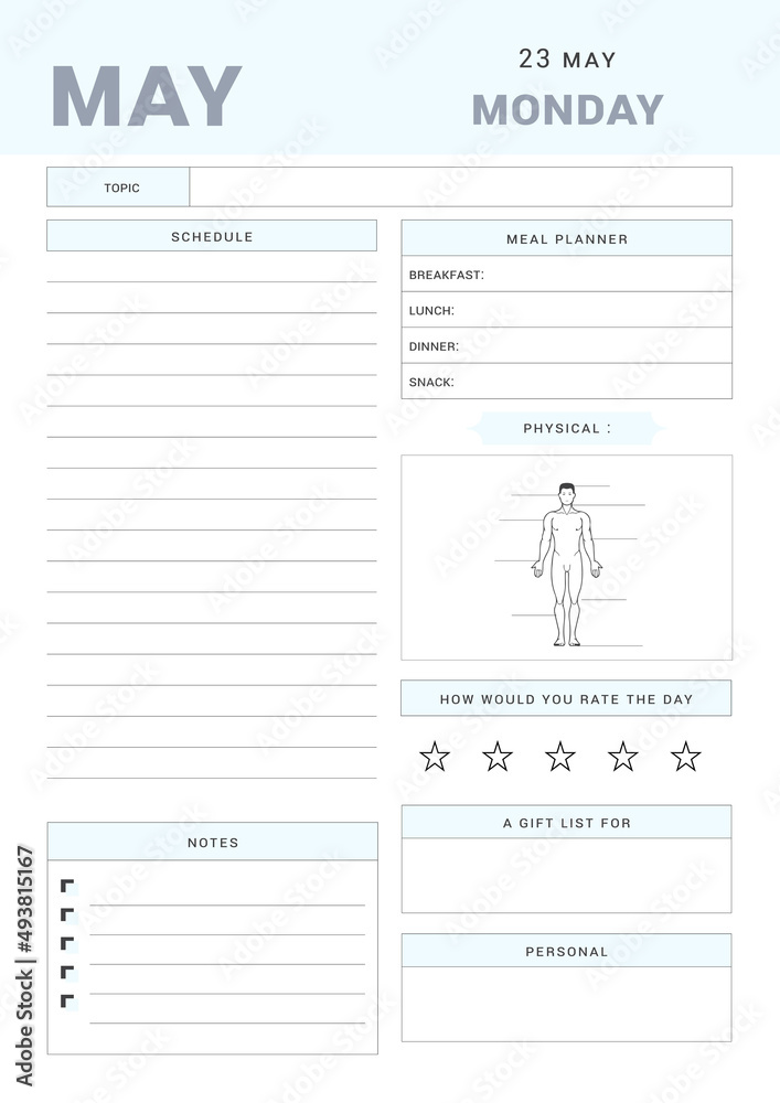 23 may daily planner. 23 may daily planner.