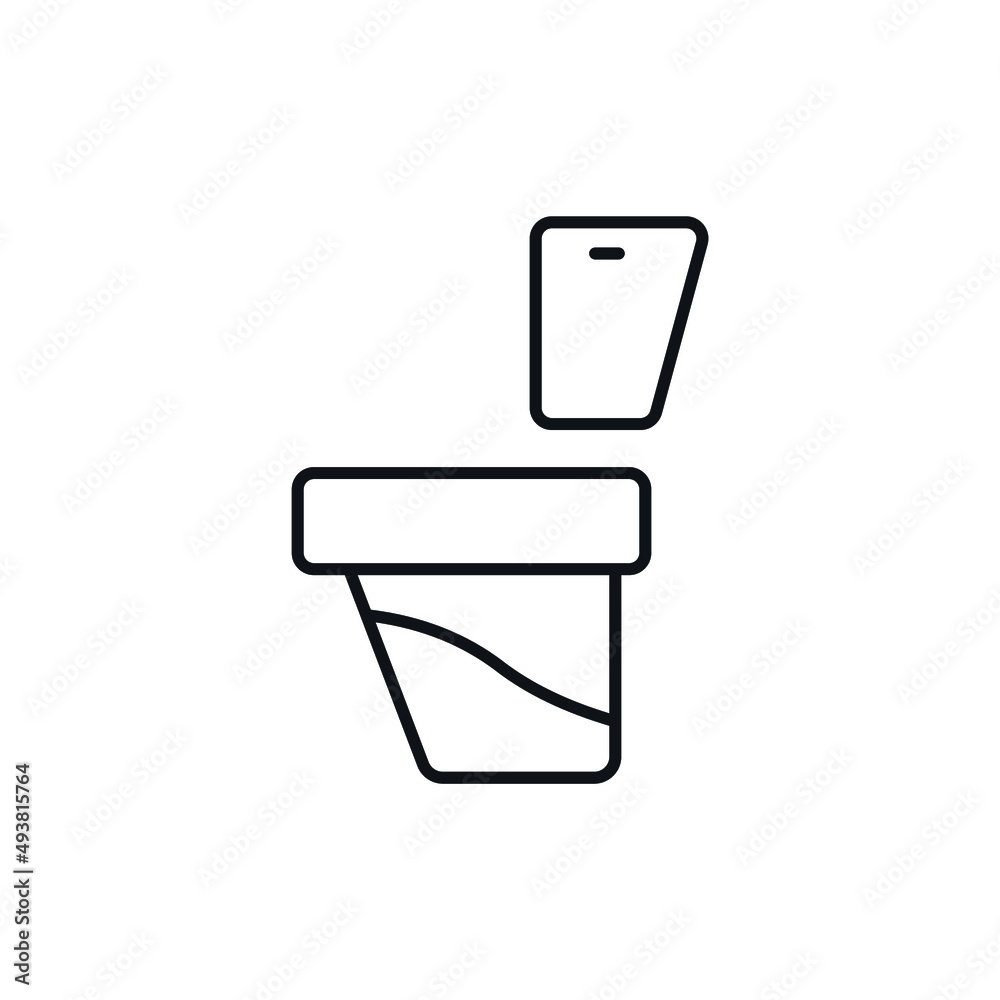 Toilet icons symbol vector elements for infographic web Stock Vector ...