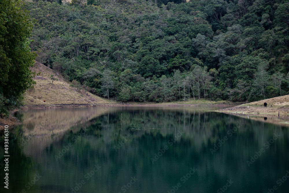 Laguna verde Cundinamarca Colombia 