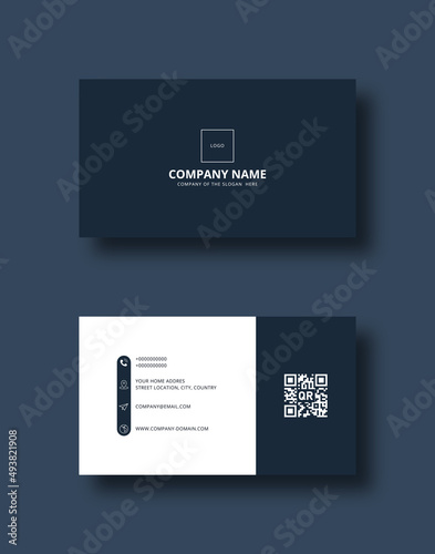 Business card design template, Clean professional business card template, visiting card, business card template.