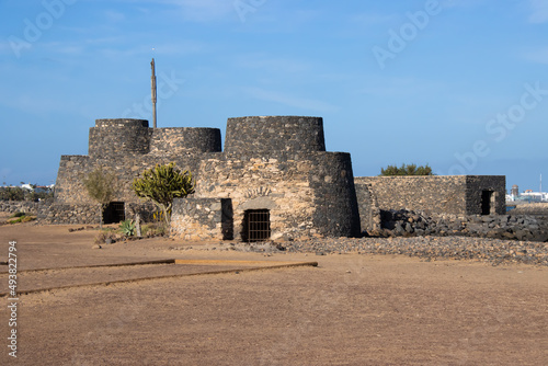 caleta de fuste castle or castille , fuertaventura photo