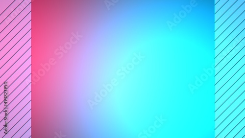 Photography Bright frame for design with stripes in the background