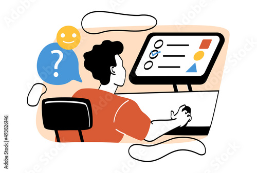 Education process in drive