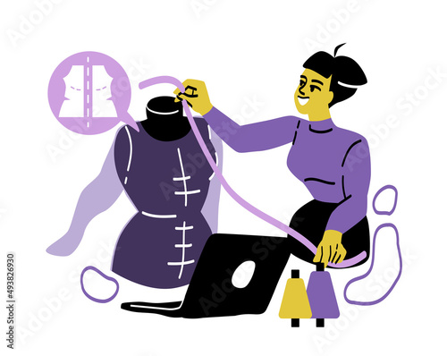 Learning to sew online