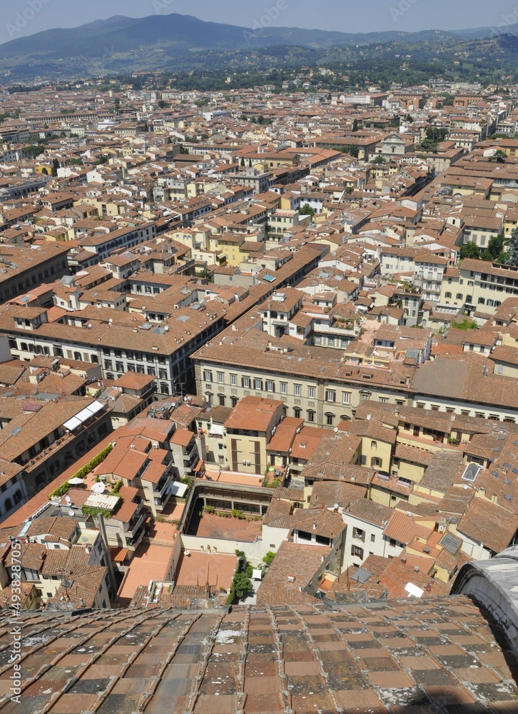 Fototapeta premium Panorama miasta Florencja. 