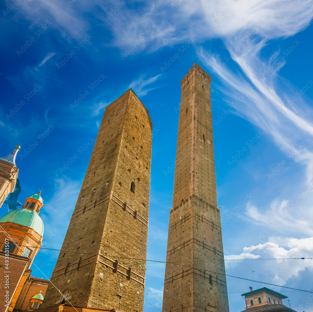 Twin towers in Bologna