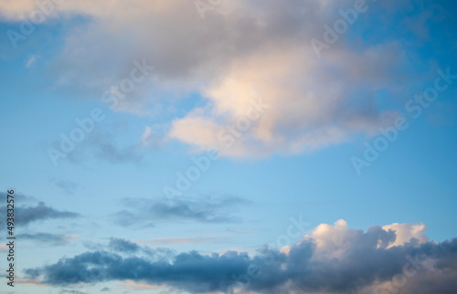 clouds in blue sky