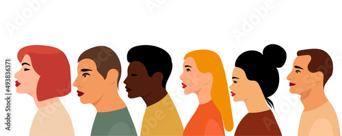 portrait of people of different nationalities