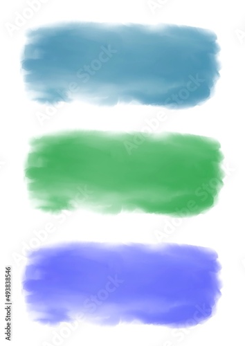 Brush stroke paint watercolor 