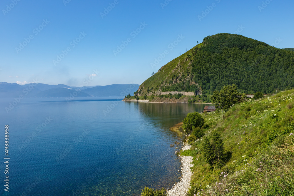 Lake Baikal, Russia. A bay near the Angasolskaya station.