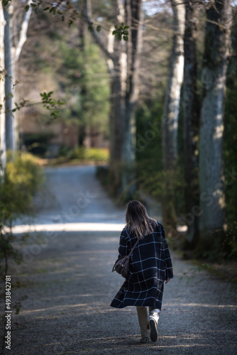 Person in the woods © Davide