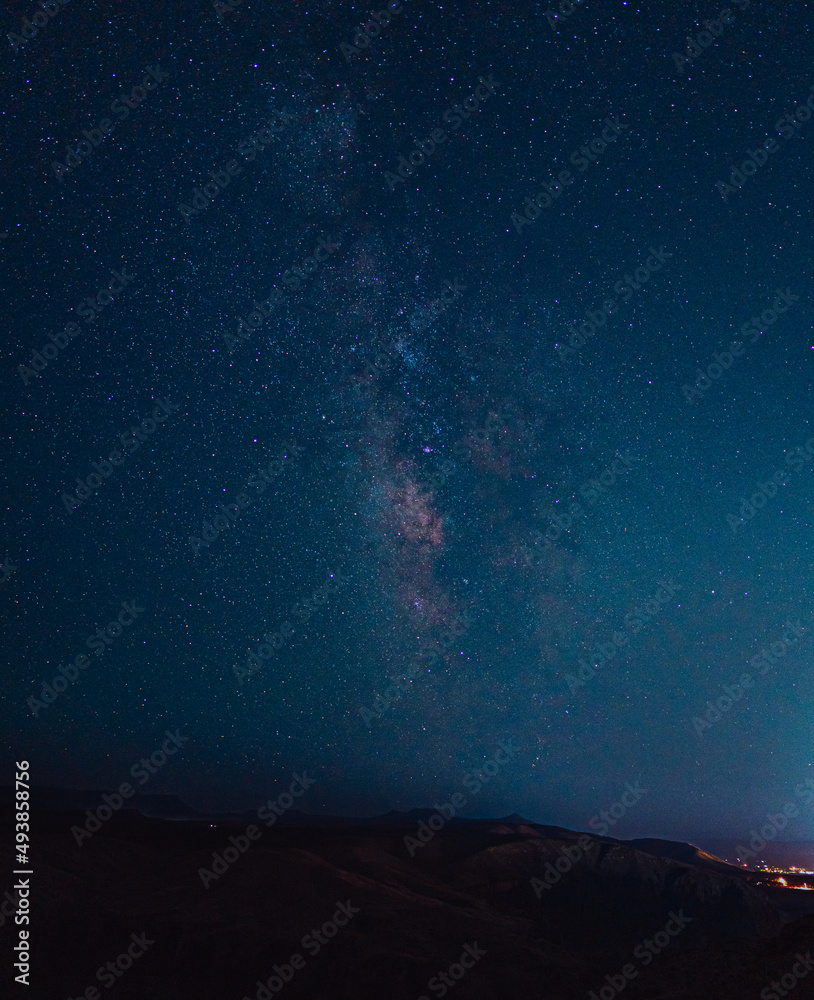 Sky with stars in Utah