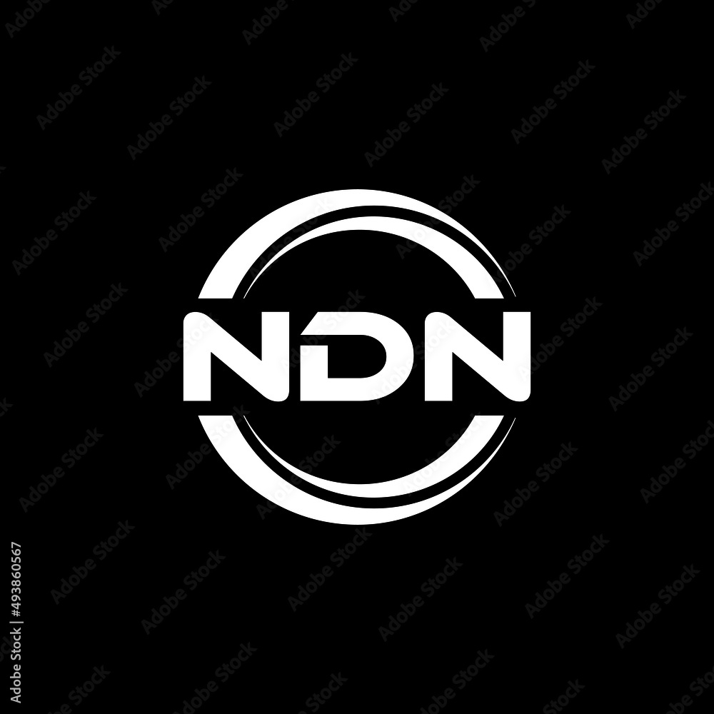 NDN letter logo design with black background in illustrator, vector logo modern alphabet font overlap style. calligraphy designs for logo, Poster, Invitation, etc. NDN letter logo design with black background in illustrator, vector logo modern alphabet font overlap style. calligraphy designs for logo, Poster, Invitation, etc.