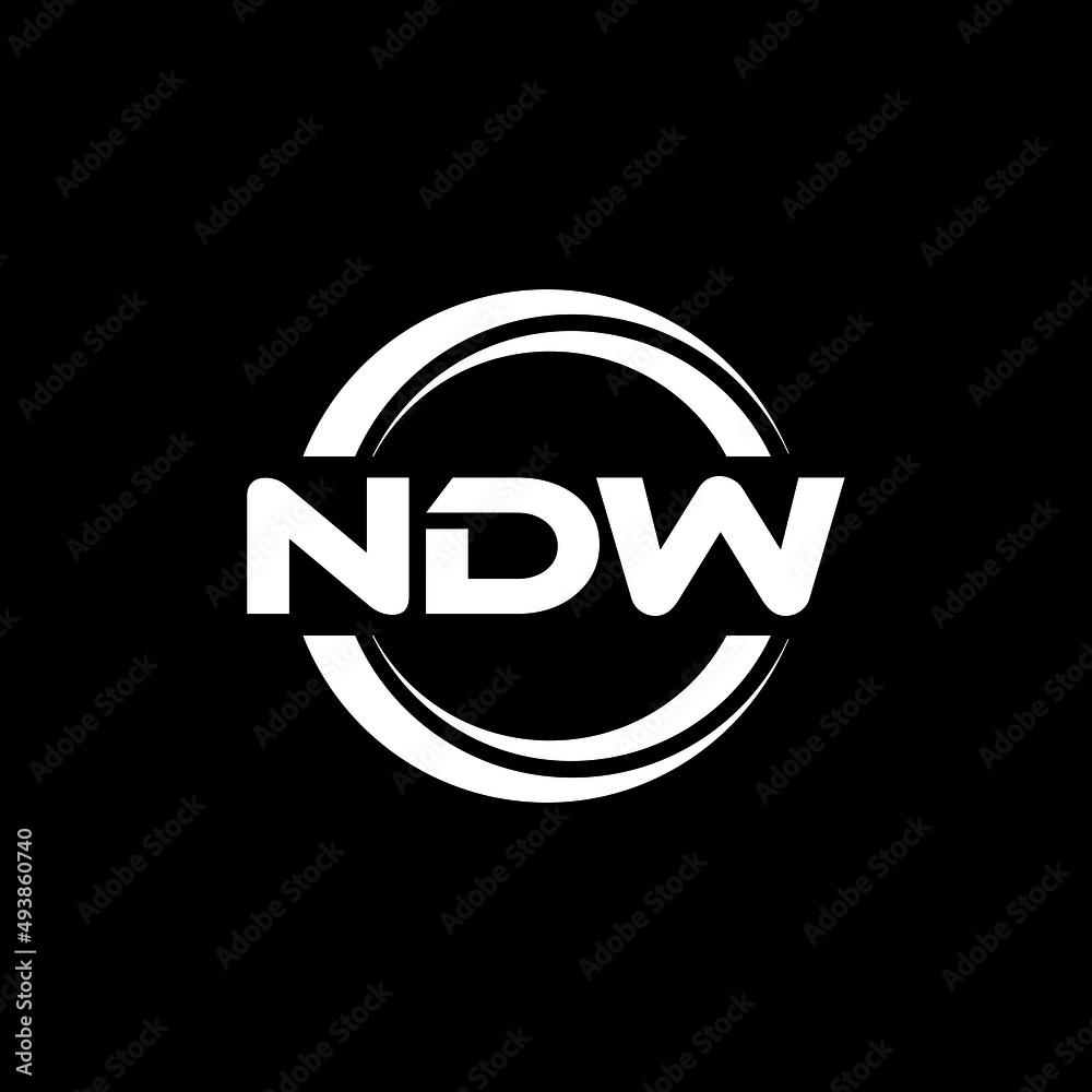 NDW letter logo design with black background in illustrator, vector logo modern alphabet font overlap style. calligraphy designs for logo, Poster, Invitation, etc. NDW letter logo design with black background in illustrator, vector logo modern alphabet font overlap style. calligraphy designs for logo, Poster, Invitation, etc.