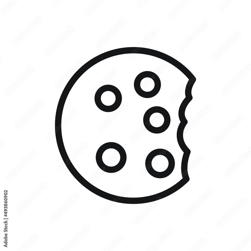cookies icon for website, presentation symbol cookies icon for website, presentation symbol
