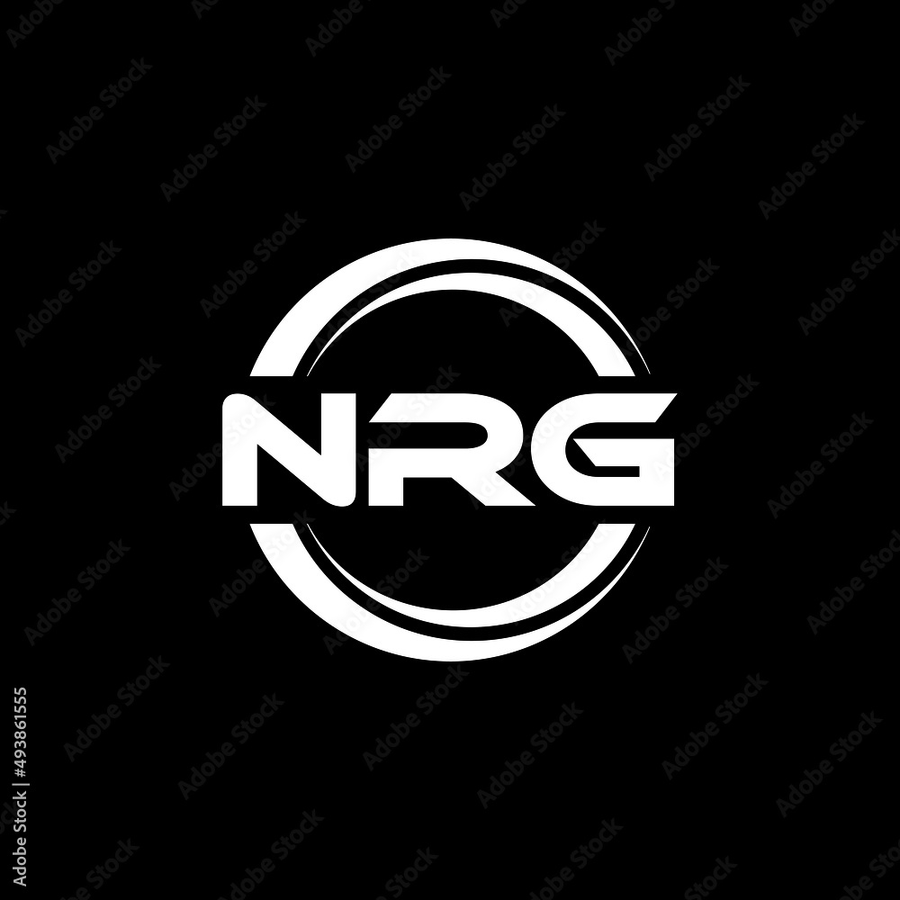 NRG letter logo design with black background in illustrator, vector logo modern alphabet font overlap style. calligraphy designs for logo, Poster, Invitation, etc. NRG letter logo design with black background in illustrator, vector logo modern alphabet font overlap style. calligraphy designs for logo, Poster, Invitation, etc.