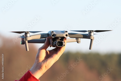 drone ready to fly