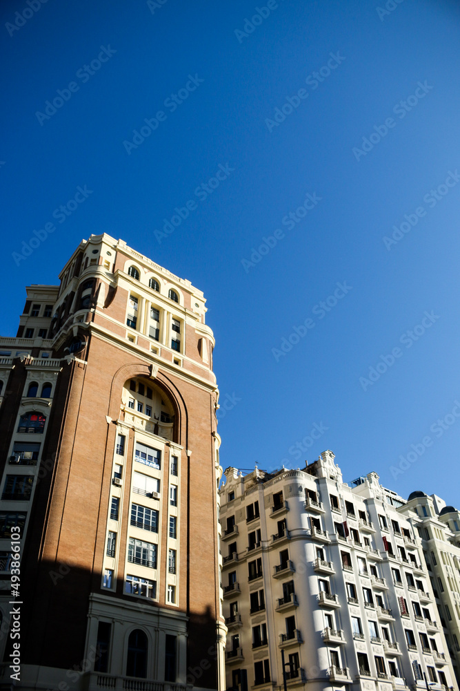Strets of the city of Madrid Spain Strets of the city of Madrid Spain
