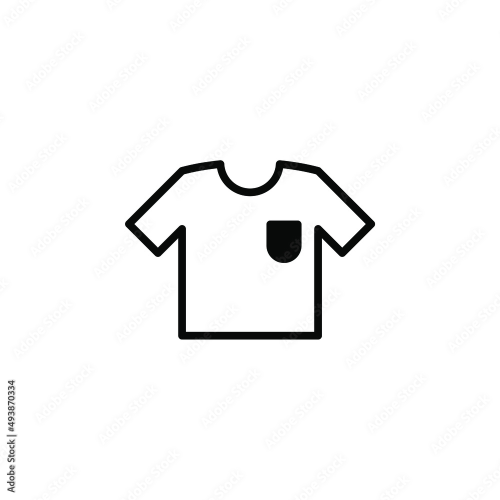 Shirt, Fashion, Polo, Clothes Solid Line Icon Vector Illustration Logo Template. Suitable For Many Purposes. Shirt, Fashion, Polo, Clothes Solid Line Icon Vector Illustration Logo Template. Suitable For Many Purposes.