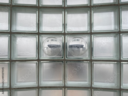 glass wall background texture glass fisheye 