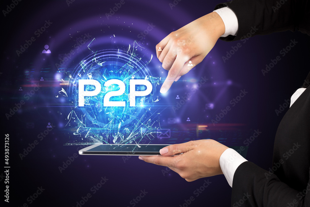 Close-up of a touchscreen with abbreviation. Close-up of a touchscreen with abbreviation.