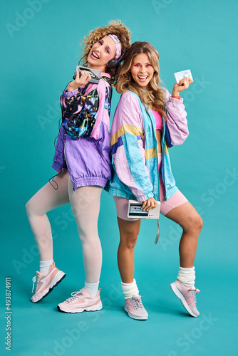 Konstfotografi Were out spreading some 80s vibes