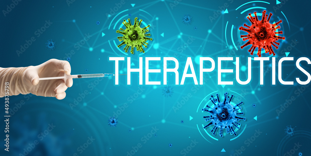 Syringe, medical injection in hand, coronavirus vaccine concept Syringe, medical injection in hand, coronavirus vaccine concept