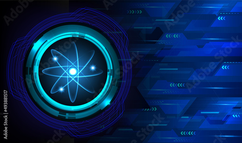 Nuclear, proton, neutron, nucleus. atom. molecular