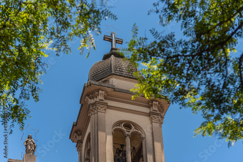 Ancient architecture of the cathedral of the city of Santa Maria RS Brazil
