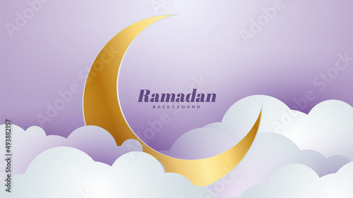 Islamic Background Design for Ramadan Kareem Vector Template Illustration