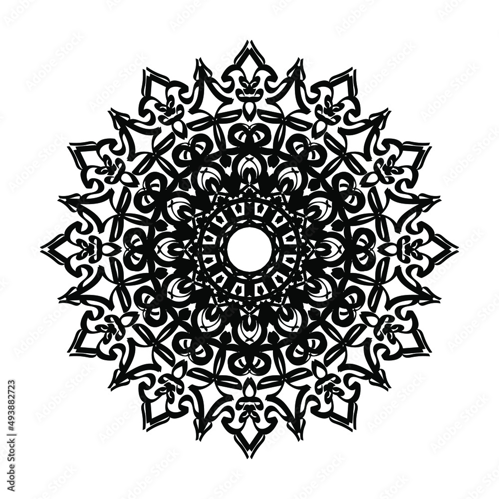 Hand drawn mandala. decoration in ethnic oriental doodle ornament. Hand drawn mandala. decoration in ethnic oriental doodle ornament.
