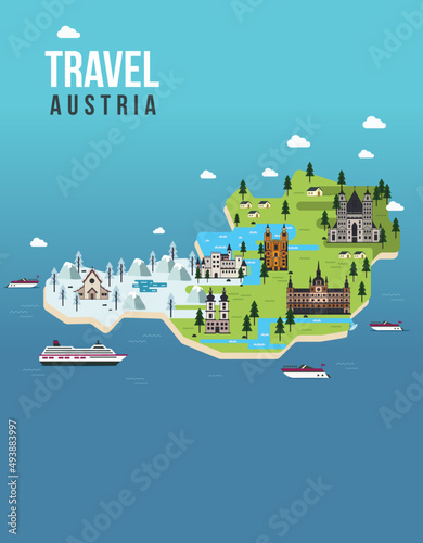 Austria Travel Map