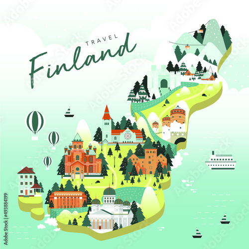 Finland Travel Map