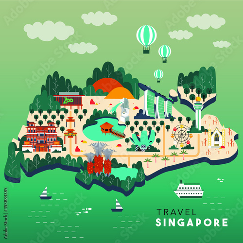 Singapore Travel Map