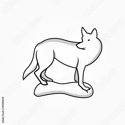 Dog pedicure, Fox back look 