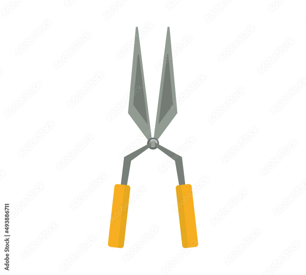 刈込み鋏 刈り込みばさみ 農具・家庭菜園 ベクターイラスト