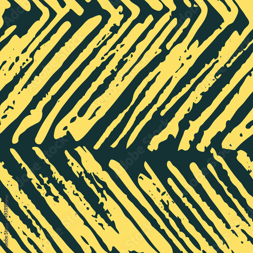 Vector Seamless Hand Drawn Scribble Pattern. Minimal Artistic Sketch Endless Print.