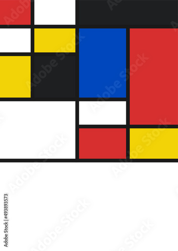 Free Download Vintage bauhaus memphis geometric colorful abstract design background - GFXLoad
