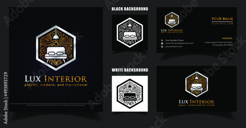Interior Furniture Logo. Luxury and Elegant logo