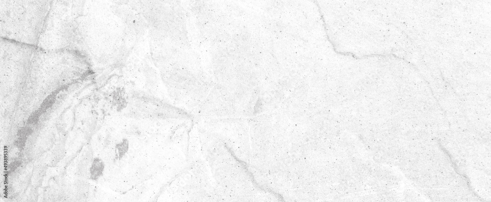 Naklejka premium Panorama of White marble tile floor texture and background with copy space.