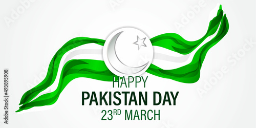 Vector illustration concept of Pakistan day